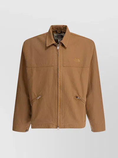 THE NORTH FACE COLLARED FRONT POCKETS JACKETS