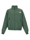 The North Face Collared Zip-up Jacket In Green