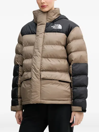 The North Face Colour-block Hooded Jacket In Blue