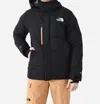 The North Face Corefire Down Windstopper Jacket In Black In Black