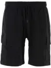The North Face Cargo Shorts With Elastic Waistband And Side Pockets In Black