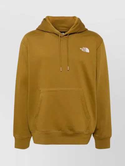 The North Face Cotton-blend Hooded Sweatshirt Pocket In Brown