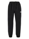 The North Face Mens Black Essential Brand-embroidery Cotton-jersey Jogging Bottoms