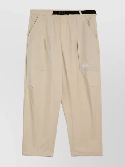 The North Face Cotton Blend Trousers Pockets In Neutral