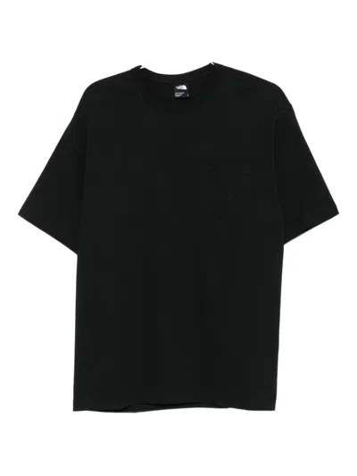 The North Face Cotton Crew Neck T-shirt In Black