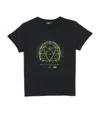The North Face Kids' Cotton Graphic Print T-shirt In Black