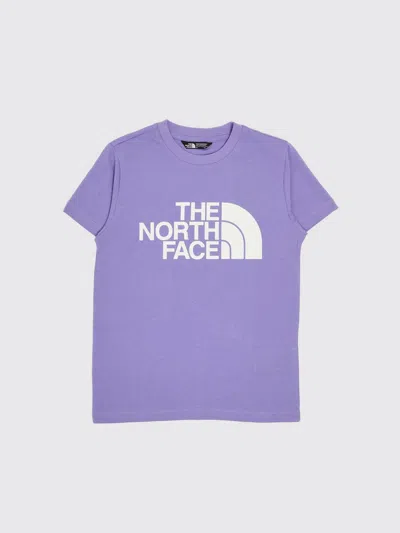 The North Face T-shirt Kids Color Violet In Purple