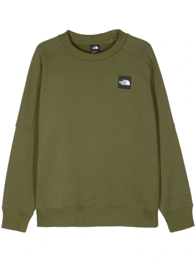 The North Face The 489 Logo-patch Sweatshirt In Green