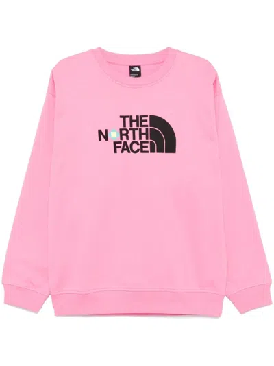 The North Face Light Pink Logo Crewneck Pullover