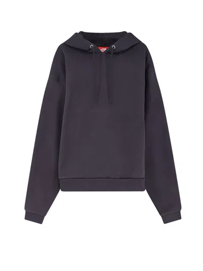 The North Face Cotton Sweatshirt With Hood In Blue