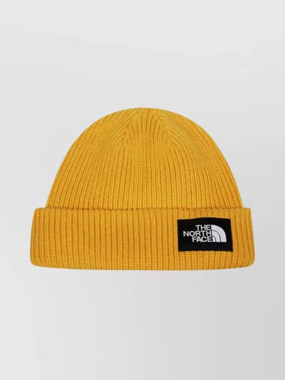 The North Face Salty Lined Beanie Hat In Yellow
