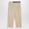 The North Face Cream Cotton-blend Trousers In Light Blue