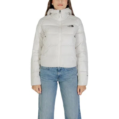 The North Face Cream Nylon Coat In White