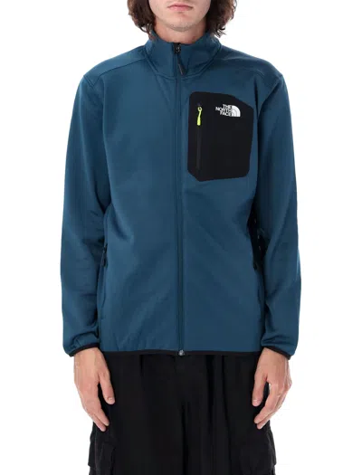 The North Face Crest Full-zip Fleece In Blue