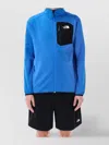 The North Face Crest Mid Layer Fleece Jacket In Blue