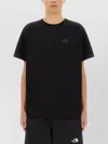 The North Face Crew Neck Graphic Print T-shirt Straight Hem In Brown