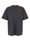 The North Face Mens Obsidian Redbox Logo-patch Cotton T-shirt Xl In Brown