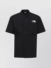 The North Face Summer Shirt With Chest Pockets And Short Sleeves In Black