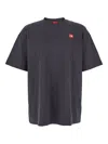 The North Face Red Box Short Sleeve Tee In Gray