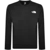 The North Face Mens Nse Graphic-print Raglan-sleeve Cotton-jersey Sweater Tnf Black Xl In Black