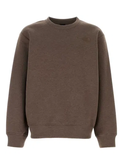 The North Face Scuba Jersey Creweneck Sweatshirt In Brown