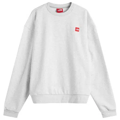 The North Face Crew Neck Sweatshirt In Red Box Design In Multi