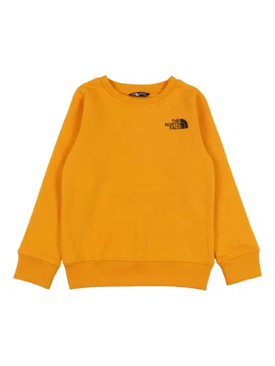 The North Face Kids' Crew-neck Sweatshirt In Orange