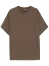 THE NORTH FACE CREW NECK T-SHIRT IN BROWN WITH LOGO