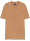 THE NORTH FACE CREW NECK T-SHIRT IN BROWN WITH LOGO
