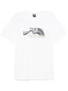The North Face Crew Neck T-shirt In White With Logo