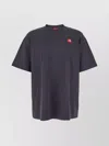 The North Face Mens Obsidian Redbox Logo-patch Cotton T-shirt Xl In Gray