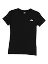 The North Face Crew Neck T-shirt With Logo  In Black