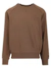 The North Face Crewneck Cotton Sweatshirt Sweatshirts Brown