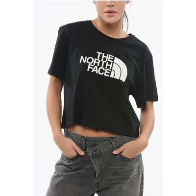 The North Face Crewneck Cropped T-shirt With Printed Women's Logo