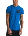 The North Face Crewneck Tee In Blue