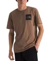 The North Face Men Brown Logo Print T-shirt, Xxl Luxury T-shirts For Men Darveys In Brown