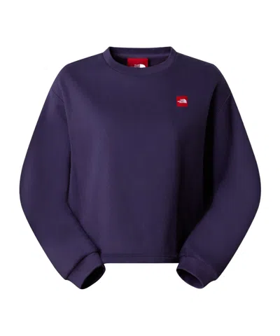 The North Face Cropped Crewneck Sweatshirt In Black