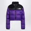 The North Face 1996 Retro Nuptse Short Down Jacket In Purple