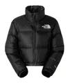 The North Face 1996 Retro Nuptse Hooded Quilted Shell Down Jacket In Black