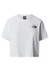 The North Face Cropped Simple Dome T-shirt In White