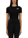 The North Face W Simple Dome Cropped Slim Tee In Black