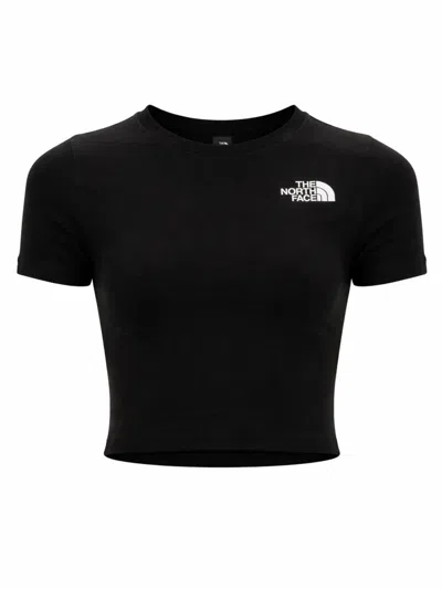 The North Face Cropped T-shirt In Black