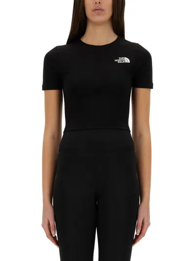 The North Face Cropped Tshirt In Black