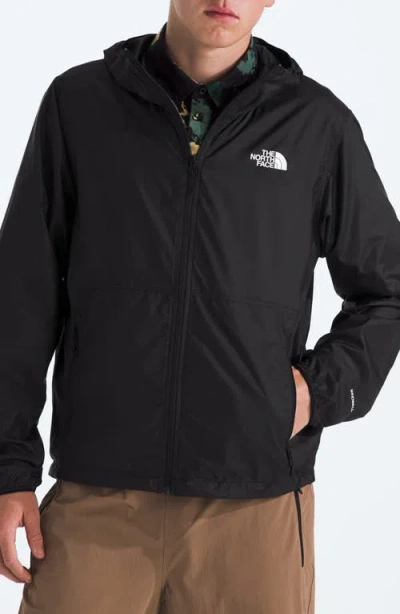 The North Face Cyclone Windwall Water Repellent Jacket In Tnf Black