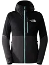 The North Face Dawn Turn Hybrid Hooded Jacket In Asphg/tnfb/aspg