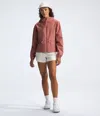 The North Face Daybreak Water Repellent Hooded Jacket In Pink