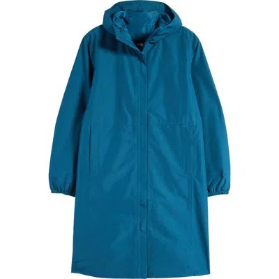 The North Face Daybreak Water Repellent Hooded Jacket In Midnight Petrol