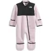 The North Face Denali Fleece Romper, Mittens & Booties Set In Multi