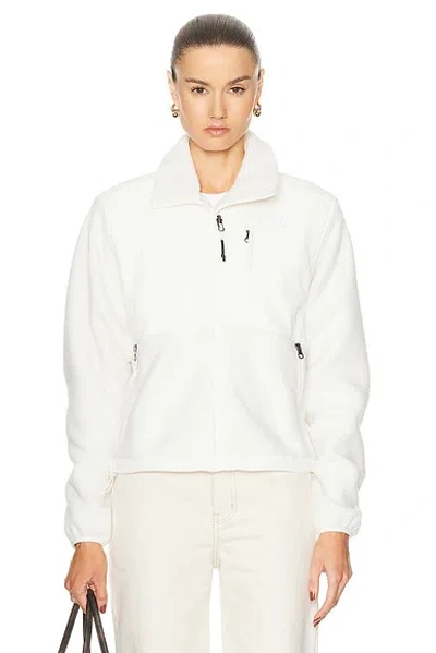 The North Face Denali Jacket In White Dune