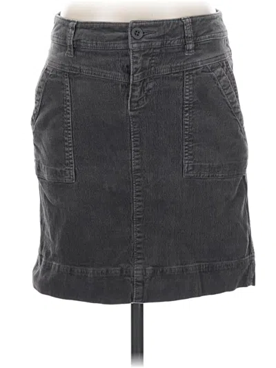 Pre-owned The North Face Denim Skirt In Gray